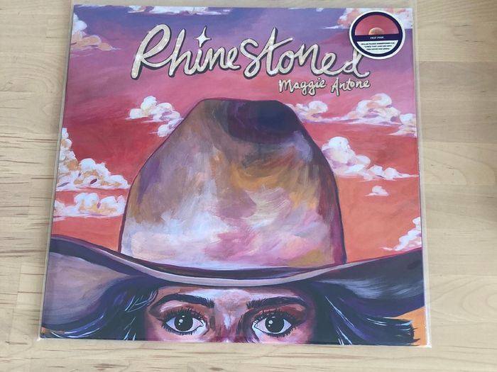 Maggie Antone Rhinestoned Limited Edition Hot Pink Vinyl