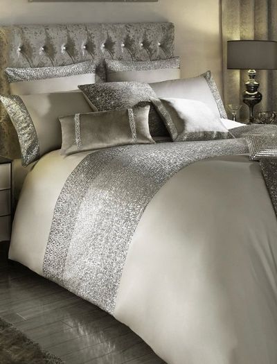 Kylie Minogue Mezzano Praline Huge King Size Bedding Set Duvet Cover Pillowcases