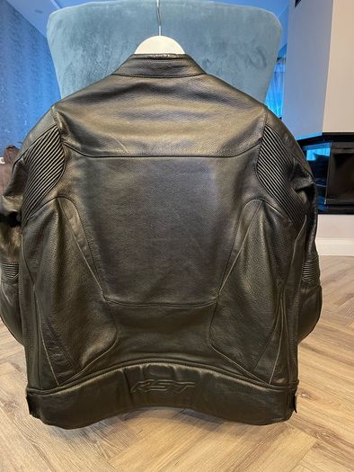 rst leather motorbike jacket as new