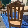 Solid Wooden Kitchen Table plus 4 Chairs Rustic Character Image 10