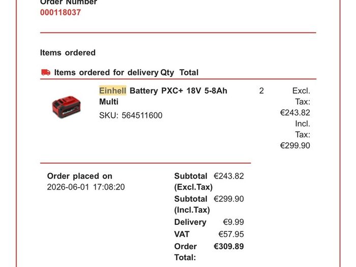 Einhell tools bundle