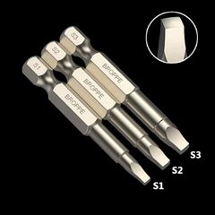 Square Head Hex Shank Bits 3pcs