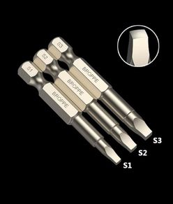 Square Head Hex Shank Bits 3pcs