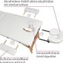 Ultimate Mobile Massage Table with carry bag  Mobile Massage Table 2 Zones Height-Adjustable Including High-Quality Headrest and Bag Various Colours Image 5