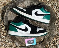 Jordan 1 Low PRM Mystic Green Back White