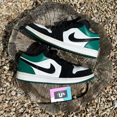 Premium Nike Air Jordan 1 Low Mystic Green Black