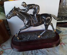 Race Horse Figurine