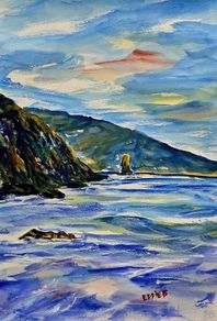 kinard and foal dingle watercolour