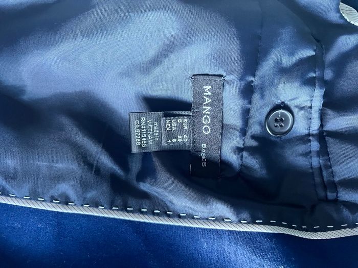 Mango Navy smart blazer