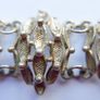 Vintage 50s heavy Sterling Silver 925 Bracelet length 8" -24g Image 4