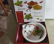 Pestle set Mediterranean Mortar and pestle in box