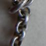 Vintage Long Heavy Sterling Silver rolo Chain. (pocket watch chain) Solid silver statement chain. 52" long - 26,20g Image 7