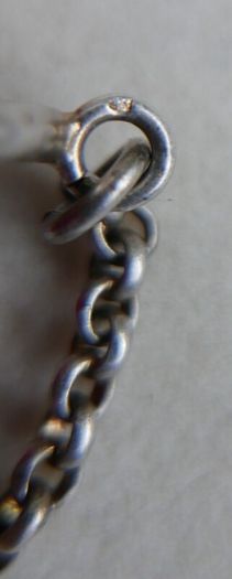 Vintage Long Heavy Sterling Silver rolo Chain. (pocket watch chain) Solid silver statement chain. 52" long - 26,20g