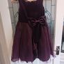 Girls occassion dress with matching bag  and fur bolero , shoes and socks Image 2