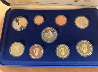 Euro Banknotes and Coin Proof Set 2012