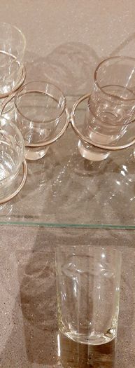 Vintage Italian mini glasses set