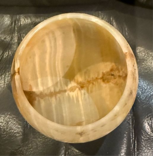 Vintage Onyx/Marble Goblet
