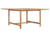 Garden Table 150x150x76 cm Solid Teak Wood