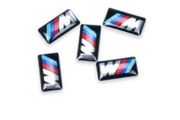 5 pce BMW M Sport Alloy Badges "Free Delivery "