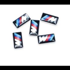 5 pce BMW M Sport Alloy Badges "Free Delivery "