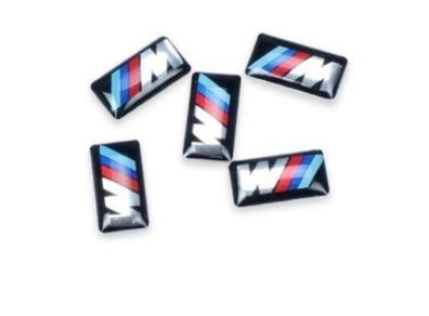 5 pce BMW M Sport Alloy Badges "Free Delivery "