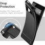 Slim Fit Case for Google Pixel 7, Thin Phone Cover Matte Finish with Shock-Absorption and Carbon Fiber Design (Black) Image 4