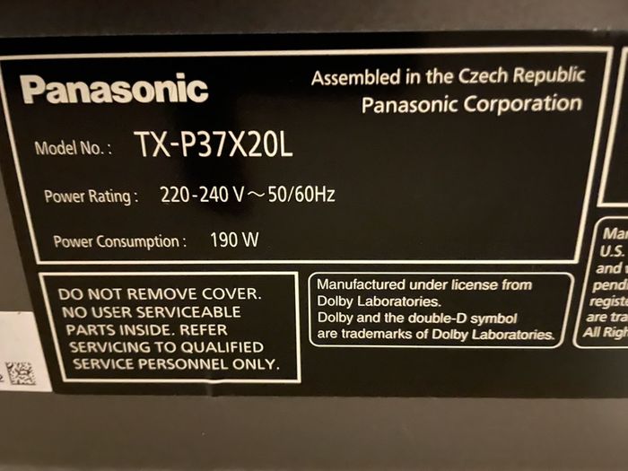 Panasonic Plasma TV