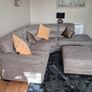 Sofa with foot stool Image 6