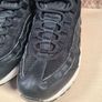 Womens NIKE AIR MAX 95 ESSENTIAL trainers runners black white Size UK 6 EU 40 Image 4