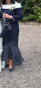 Mother of the bride Veni I dress and matching S and g hat