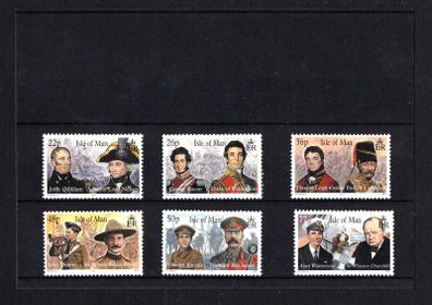 2000 Isle of Man Mann at War Commemorative Stamps Mint Never Hinged (MNH)