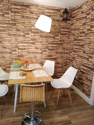 Tile,stone,brick Effect 3D PVC Wall panels