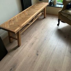 Solid wood bench for kitchen or hall