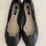 Marks and spencer wide fit leather ballet pumps size  4.5 Image 5