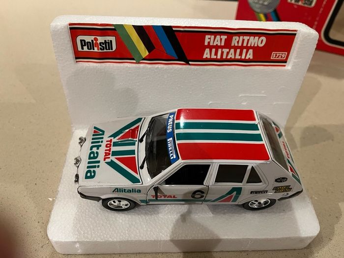 Fiat Rally Alitalia 1/25 Rare Polistil