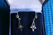 Vintage 9ct Gold 375 Earrings 0,6g