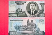 North Korea  1,000  Won. 2002  Pick 45a. ( Uncirculated )