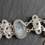 Moonlight gemstones &mother pearl silver bracelet Image 3