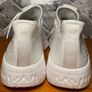 French Connection Ladies/Mens/Unisex FCUK White Canvas Cloud Trainers UK7 EUR41 Image 8