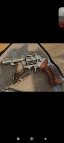 highly collectable Kokusai Smith & Wesson Combat Magnum .357. 1970s plug fire cap gun(film prop)