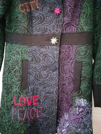 101 IDEES Coat (like Desigual)