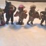 5 X Peter Figuren 1950's Mecki Hedgehog figures. Image 3