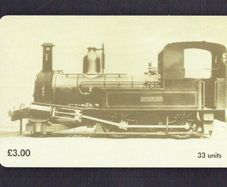 1998 Isle of Man UK3/ 33 units Steam Locomotive Sutherland (Siemens - S30 (Module 34)) Phone Card