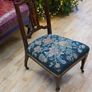 Edwardian Inlaid Nursing / Feeding Chair on Castors Image 2