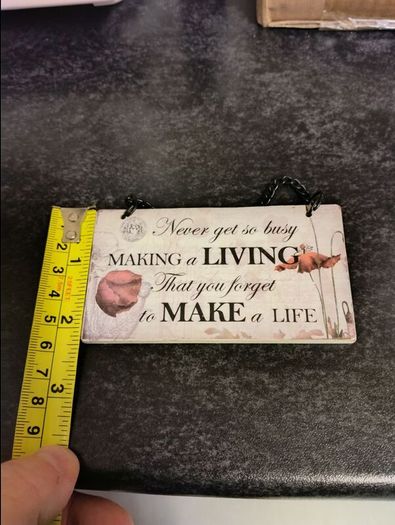 small wall sign