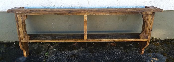 Rustic Country Cubby Box floating shelf.