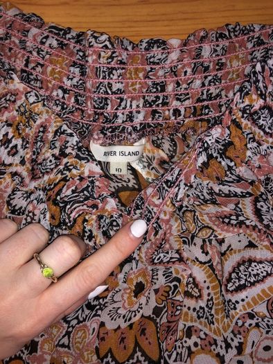 River island summer viscose top