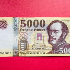 Hungary. 5000 Forint  2017. Pick. 205b. ( Uncirculated )