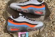 Premium Nike Air Max 95 Grey Black Orange Blue