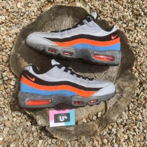Premium Nike Air Max 95 Grey Black Orange Blue